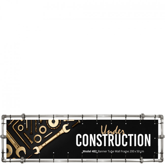 Wand Rahmen - für 200x50cm Banner